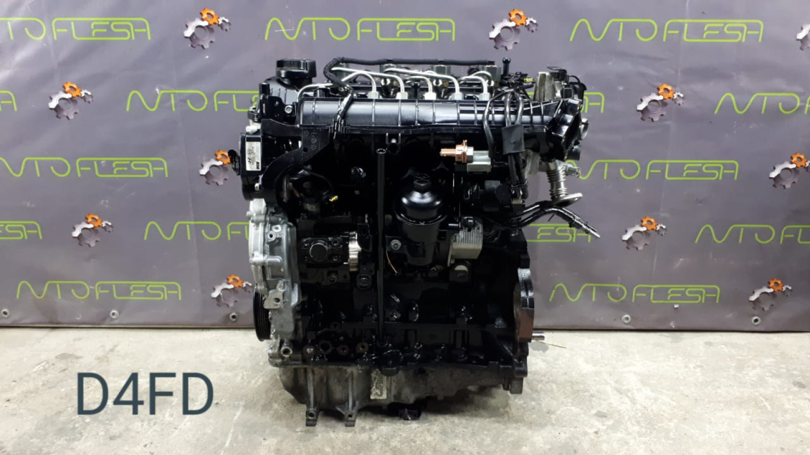 Б/у двигатель D4FD, 1.7 CRDi, 105 тыс.км для Hyundai IX35, i40/ KIA Carens, Optima,Sportage