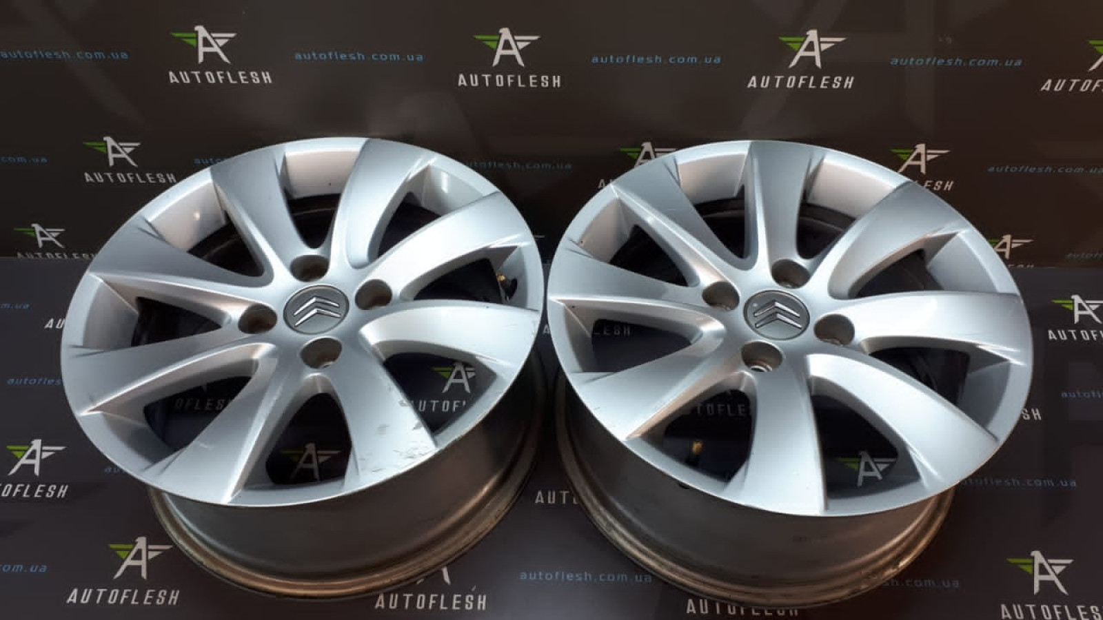 Б/у диски 9684969380, R16, 7Jx16/ ET26, 4x108 для Citroen C4