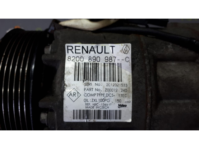 Б/у компрессор кондиционера 8200890987, 2.0 dCi для Renault Laguna III Б/у компрессор кондиционера 8200890987, 2.0 dCi для Renault Laguna III