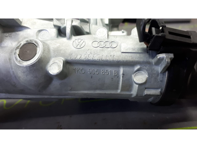 Б/у замок зажигания 1K0905851B, 5K0837202Q для Audi/ Seat/ Skoda/ Volkswagen Б/у замок зажигания 1K0905851B, 5K0837202Q для Audi/ Seat/ Skoda/ Volkswagen