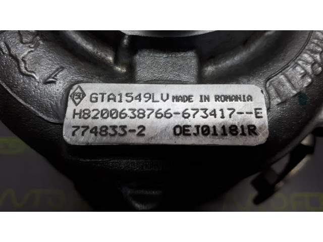 Б/у турбина GTA1749LV/ 8200638766 2.0 dCi для Nissan/ Renault Б/у турбина GTA1749LV/ 8200638766 2.0 dCi для Nissan/ Renault