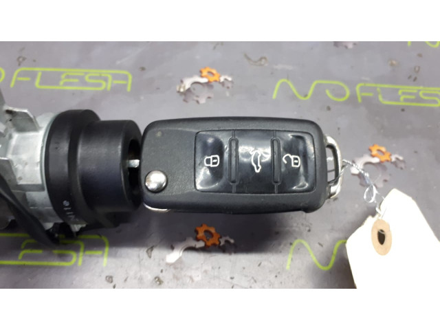 Б/у замок зажигания 1K0905851B, 5K0837202Q для Audi/ Seat/ Skoda/ Volkswagen Б/у замок зажигания 1K0905851B, 5K0837202Q для Audi/ Seat/ Skoda/ Volkswagen
