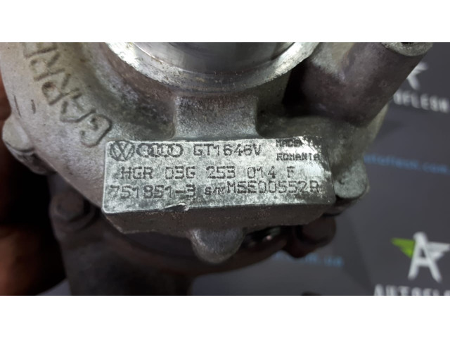 Б/у турбина 03G253014F/ GT1646V, 1.9 TDI для Audi/ Seat/ Skoda/ Volkswagen Б/у турбина 03G253014F/ GT1646V, 1.9 TDI для Audi/ Seat/ Skoda/ Volkswagen