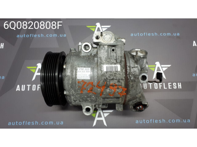 Б/у компрессор кондиционера 6Q0820808F для Audi/ Seat/ Skoda/ Volkswagen