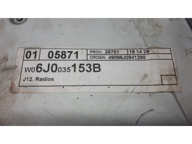 Б/у магнитола штатная 6J0035153B CD-radio, Mp3 для Seat Ibiza IV Б/у магнитола штатная 6J0035153B CD-radio, Mp3 для Seat Ibiza IV