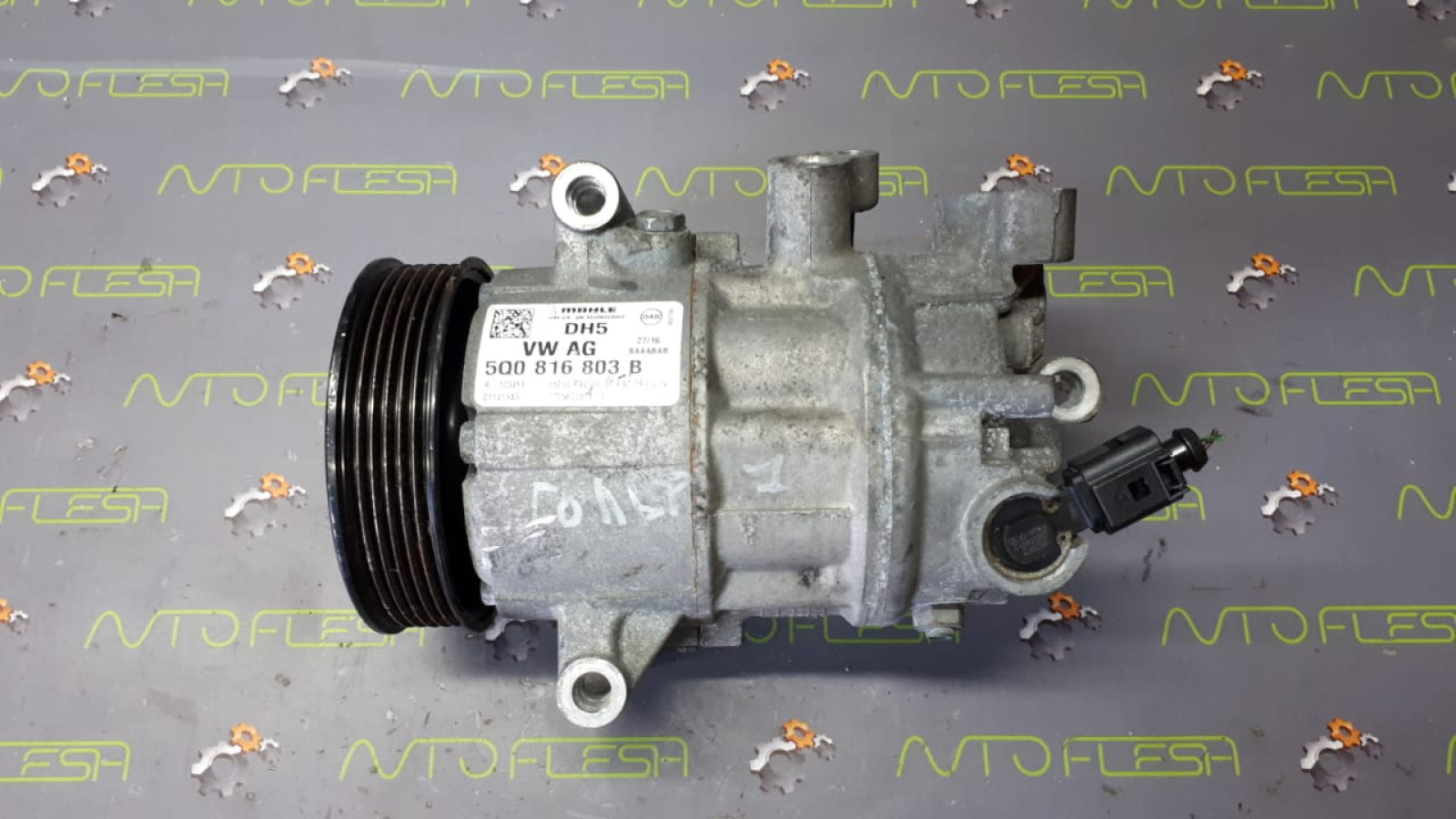 Б/у компрессор кондиционера 5Q0816803B для Audi/ Seat/ Skoda/ Volkswagen
