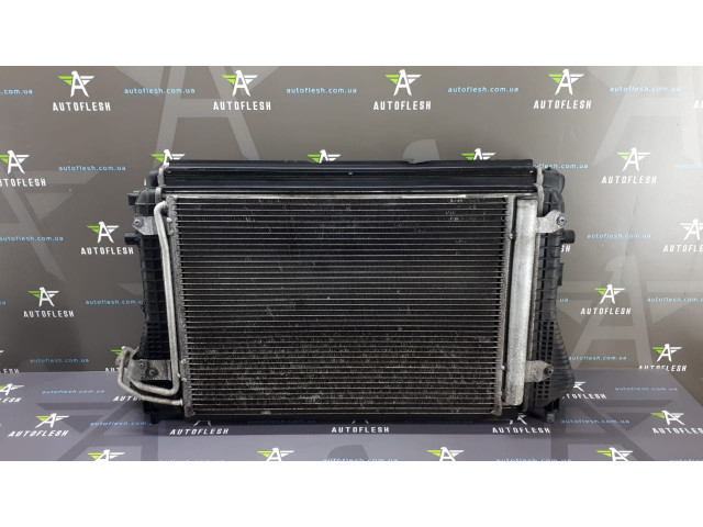 Б/у радиатор кондиционера 1K0820411N, 2.0 TDI для Audi/ Seat/ Skoda/ Volkswagen