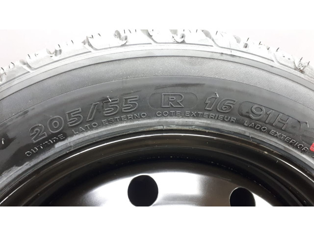 Б/у запаска/ докатка 8200162932, 6.5Jx16, ET50, 5x108/ MICHELIN 205/55, R16, 91H для Renault Laguna II Б/у запаска/ докатка 8200162932, 6.5Jx16, ET50, 5x108/ MICHELIN 205/55, R16, 91H для Renault Laguna II