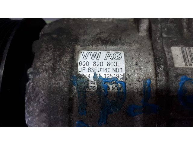 Б/у компрессор кондиционера 6Q0820803J для Audi/ Seat/ Skoda/ Volkswagen Б/у компрессор кондиционера 6Q0820803J для Audi/ Seat/ Skoda/ Volkswagen