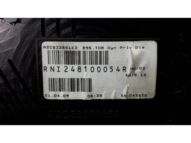 Б/у спидометр A2C53285113, A2C53363614, A2C83271100 для Renault Megane III Б/у спидометр A2C53285113, A2C53363614, A2C83271100 для Renault Megane III