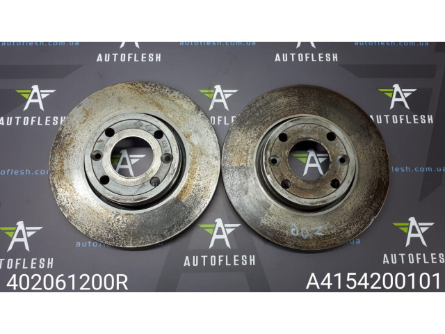 Б/у диск тормозной/ диски тормозные 402061200R, A4154200101 для Dacia/ Mercedes/ Renault