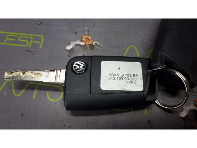Б/у замок зажигания 5G0959753, 1K0905851 для Audi/ Seat/ Skoda/ Volkswagen Б/у замок зажигания 5G0959753, 1K0905851 для Audi/ Seat/ Skoda/ Volkswagen