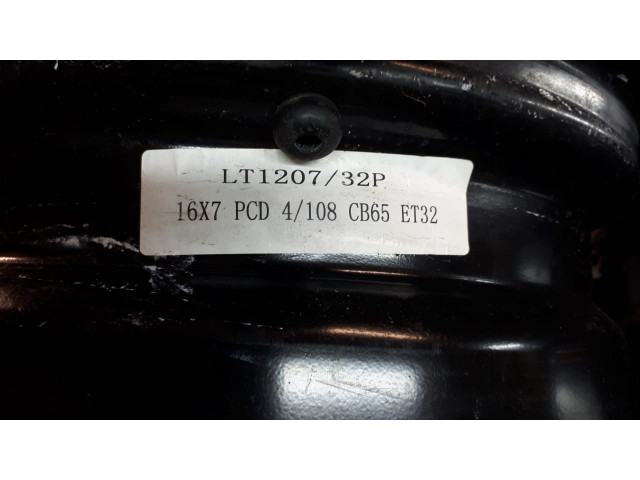 Б/у диски R16, 7Jx16/ ET33, 4х108, ЦО: 65.1 для Citroen/ Peugeot Б/у диски R16, 7Jx16/ ET33, 4х108, ЦО: 65.1 для Citroen/ Peugeot