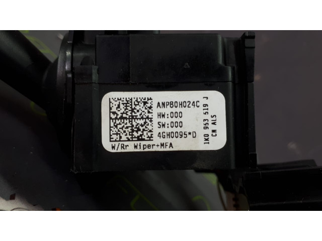 Б/у подрулевой переключатель 1K0953519J, 1K0953513G для Audi/ Seat/ Skoda/ Volkswagen Б/у подрулевой переключатель 1K0953519J, 1K0953513G для Audi/ Seat/ Skoda/ Volkswagen
