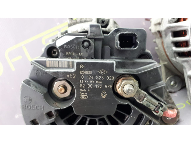 Б/у генератор 0124525028, 8200122976, 150A для Nissan Micra III/ Renault Clio II, Megane II, Scenic II Б/у генератор 0124525028, 8200122976, 150A для Nissan Micra III/ Renault Clio II, Megane II, Scenic II
