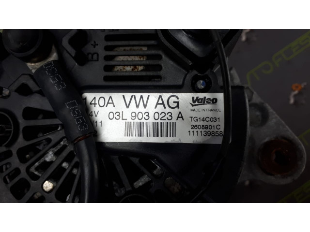 Б/у генератор 03L903023A/ TG14C031, 140A/ 14V для Audi/ Seat/ Skoda/ Volkswagen Б/у генератор 03L903023A/ TG14C031, 140A/ 14V для Audi/ Seat/ Skoda/ Volkswagen