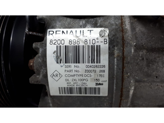 Б/у компрессор кондиционера 8200898810 для Renault Laguna III/ Latitude Б/у компрессор кондиционера 8200898810 для Renault Laguna III/ Latitude