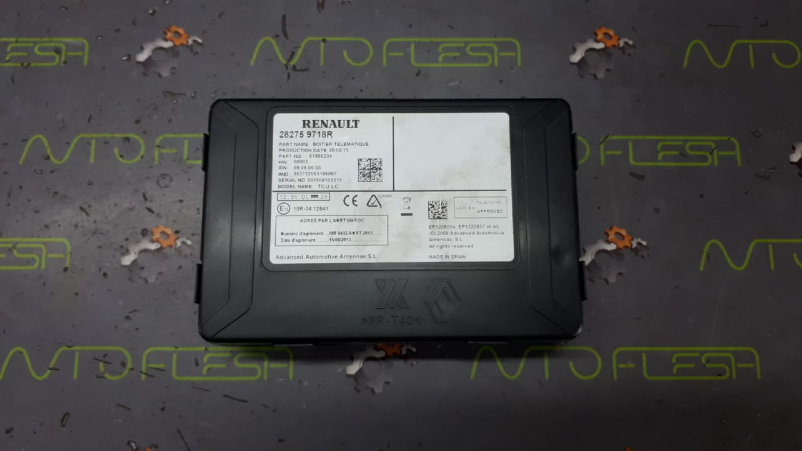 Б/у модуль TCU/ блок управления 282759718R для Renault Captur/ Clio IV/ Zoe