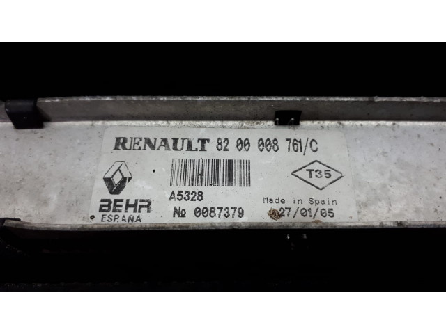 Б/у радиатор интеркулера 8200008761 для Renault Espace III/ Laguna II/ Vel Satis Б/у радиатор интеркулера 8200008761 для Renault Espace III/ Laguna II/ Vel Satis