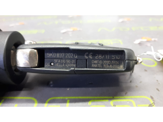 Б/у замок зажигания 1K0905851B, 5K0837202Q для Audi/ Seat/ Skoda/ Volkswagen Б/у замок зажигания 1K0905851B, 5K0837202Q для Audi/ Seat/ Skoda/ Volkswagen