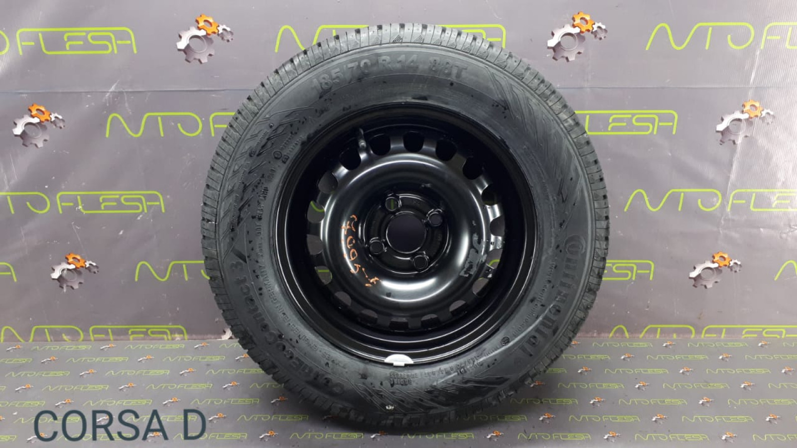 Б/у запаска/ докатка 5.5Jx14H2, ET39, 4x100 (Continental 185/70, R14, 88T) для Opel Corsa D