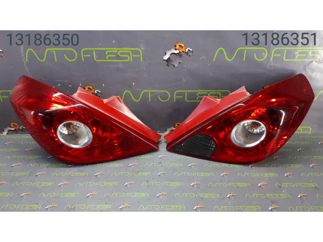 Б/у фонарь задний 13186350, 13186351 для Opel Corsa D