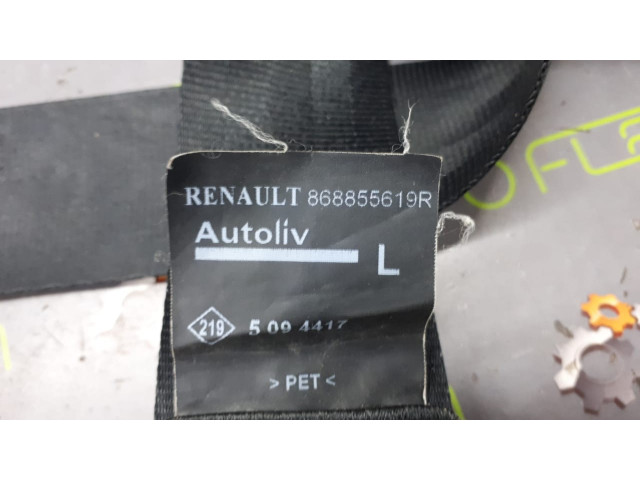 Б/у ремень безопасности передний 868855619R, 868841701R для Renault Zoe Б/у ремень безопасности передний 868855619R, 868841701R для Renault Zoe