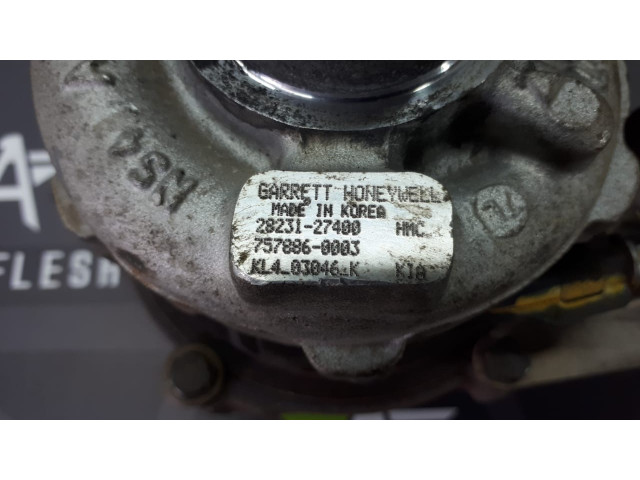 Б/у турбина 28231-27400/ 757886-0003, 2.0 CRDi для Hyundai Tucson/ KIA Sportage Б/у турбина 28231-27400/ 757886-0003, 2.0 CRDi для Hyundai Tucson/ KIA Sportage