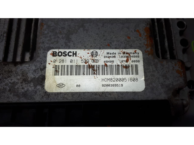 Б/у блок управления двигателем 0281011529/ 8200374949, 1.9 dCi для Nissan Primastar/ Opel Vivaro/ Renault Trafic II Б/у блок управления двигателем 0281011529/ 8200374949, 1.9 dCi для Nissan Primastar/ Opel Vivaro/ Renault Trafic II
