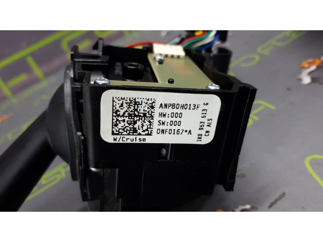 Б/у подрулевой переключатель 1K0953519J, 1K0953513G для Audi/ Seat/ Skoda/ Volkswagen Б/у подрулевой переключатель 1K0953519J, 1K0953513G для Audi/ Seat/ Skoda/ Volkswagen