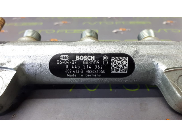 Б/у топливная рейка/ рампа 0445214062, 2.0 dCi для Mazda 3/ Nissan Primastar/ Opel Vivaro/ Renault Trafic II Б/у топливная рейка/ рампа 0445214062, 2.0 dCi для Mazda 3/ Nissan Primastar/ Opel Vivaro/ Renault Trafic II