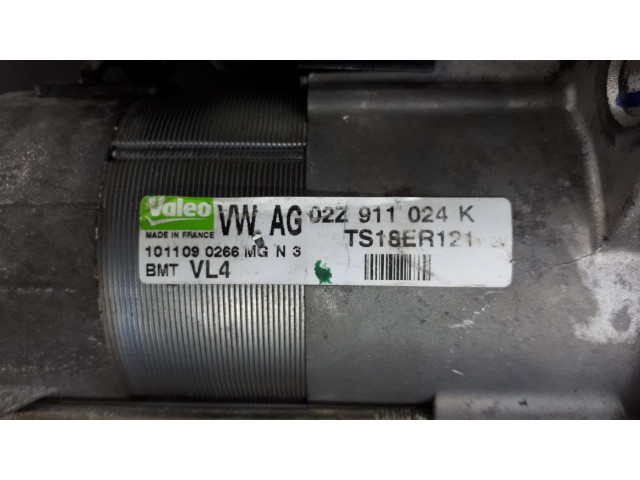 Б/у стартер 02Z911024K, TS18ER121 для Audi/ Seat/ Skoda/ Volkswagen Б/у стартер 02Z911024K, TS18ER121 для Audi/ Seat/ Skoda/ Volkswagen