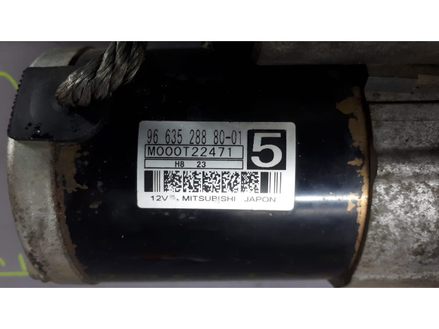 Б/у стартер 9663528880, M000T22471 для Citroen/ MINI/ Peugeot/ Toyota Aygo Б/у стартер 9663528880, M000T22471 для Citroen/ MINI/ Peugeot/ Toyota Aygo