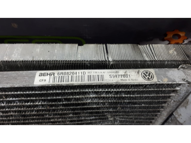 Б/у радиатор кондиционера 6R0820411D для Audi/ Seat/ Skoda/ Volkswagen Б/у радиатор кондиционера 6R0820411D для Audi/ Seat/ Skoda/ Volkswagen
